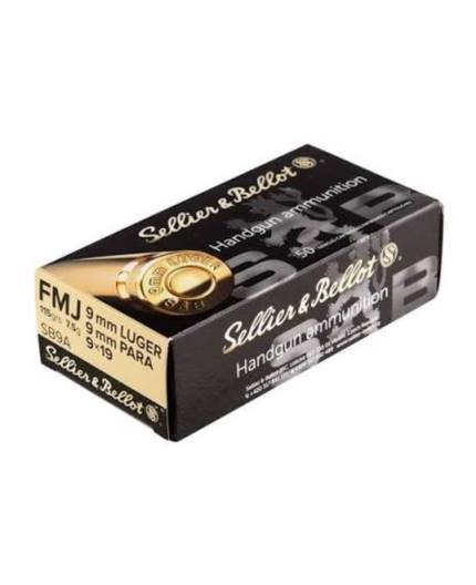 AMUNICJA S&B KAL.9X19 LUGER 7,5G 115GRS
