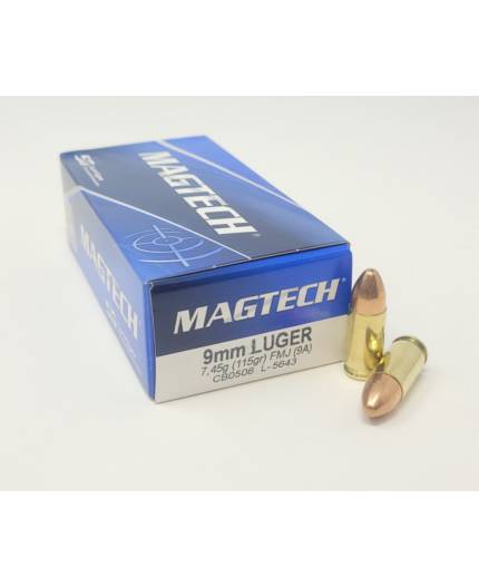 AMUNICJA MAGTECH KAL.9X19 LUGER 8,03G 124GRS FMJ